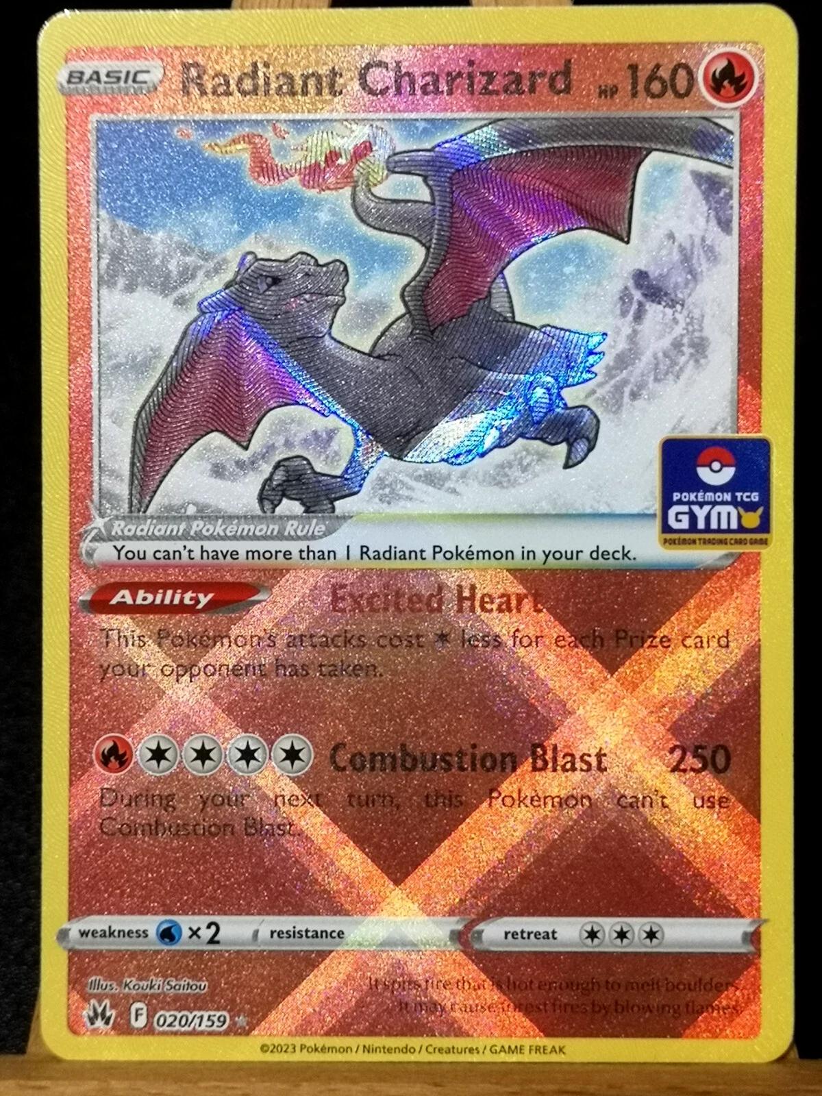 Crown Zenith Radiant Charizard [Gym] Pokémon card